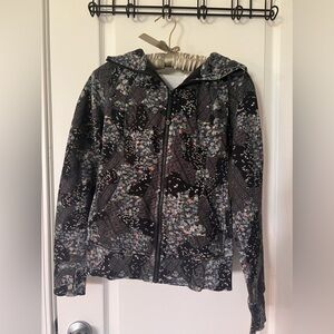 Lululemon Floral and Patterned Scuba Hoodie